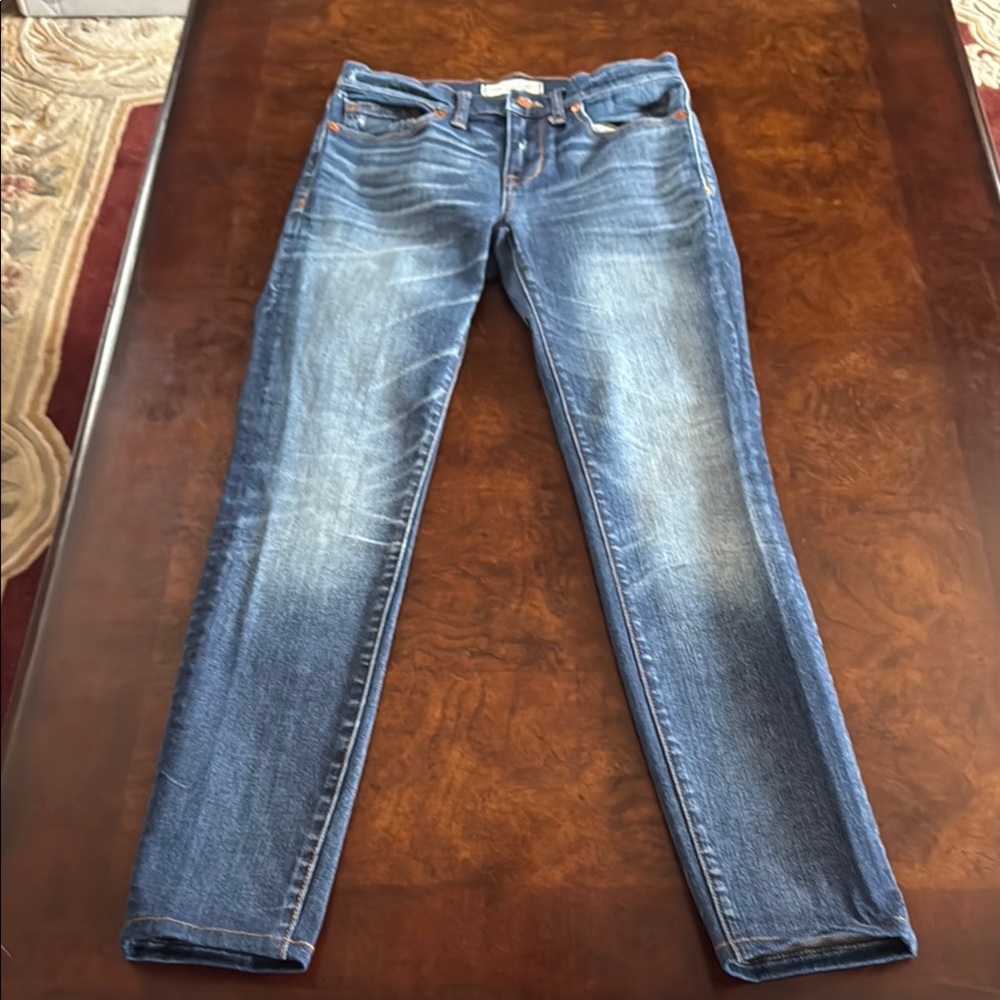 Madewell Women's Straight Leg Blue Jeans